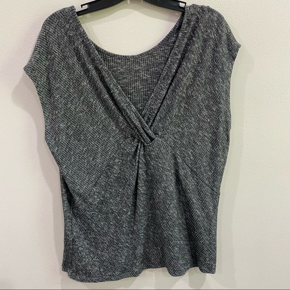 rag & bone Ribbed Cross Back Tee - Picture 4 of 8